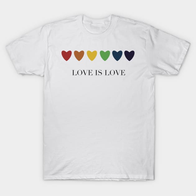 Love is love T-Shirt by Holailustra